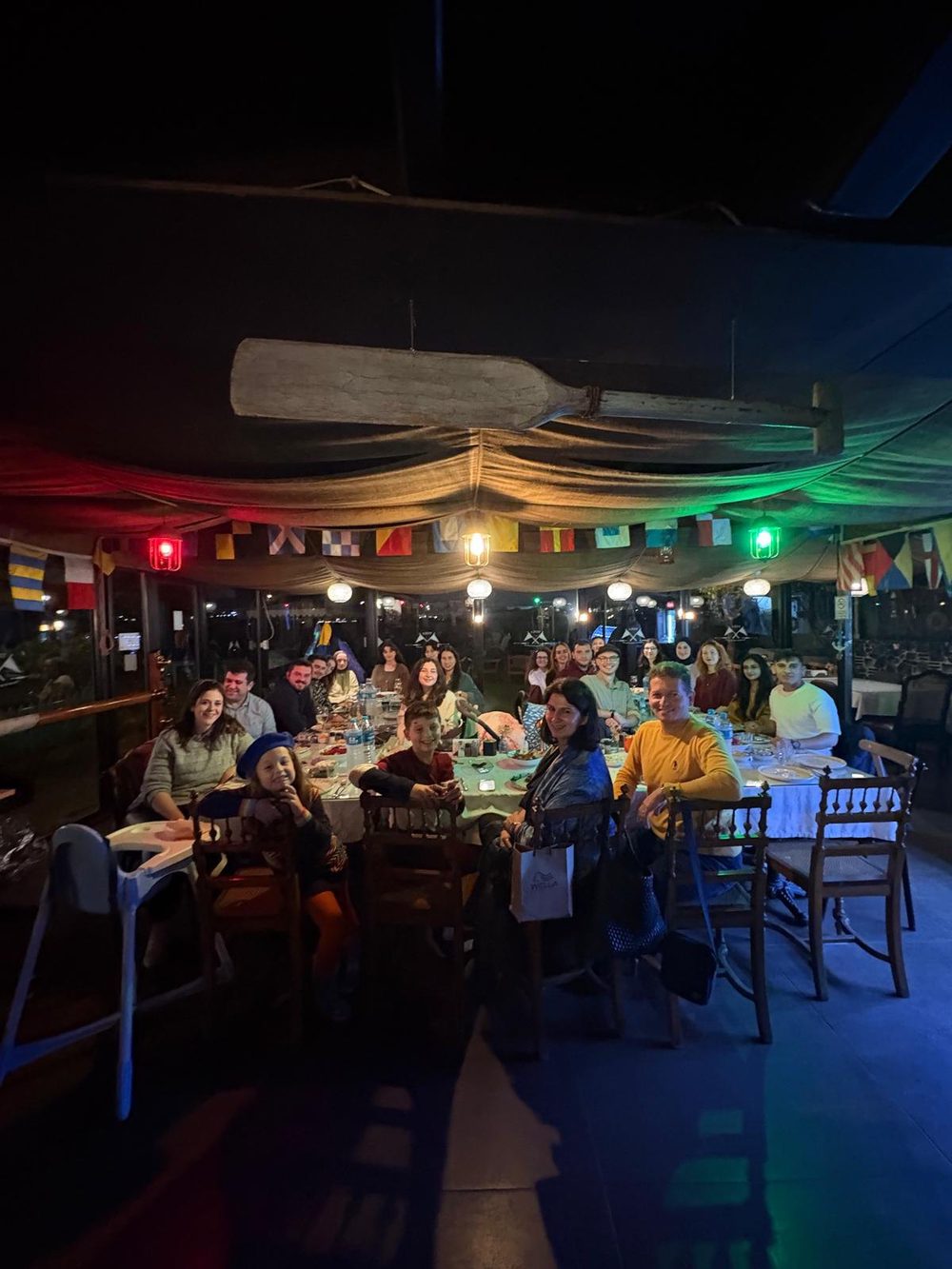 A lab dinner