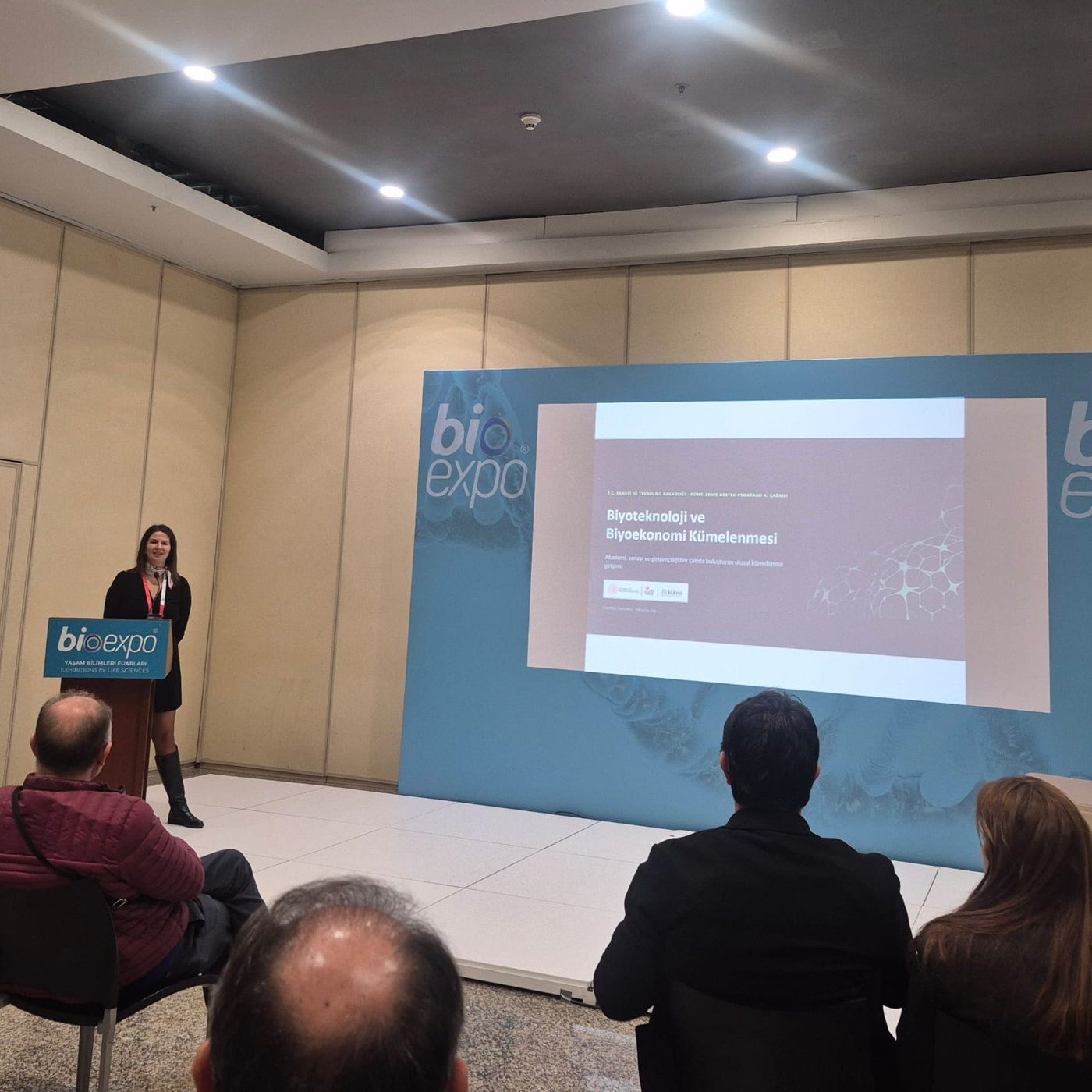 The BİKÜME presentation at the Entrepreneur Stage