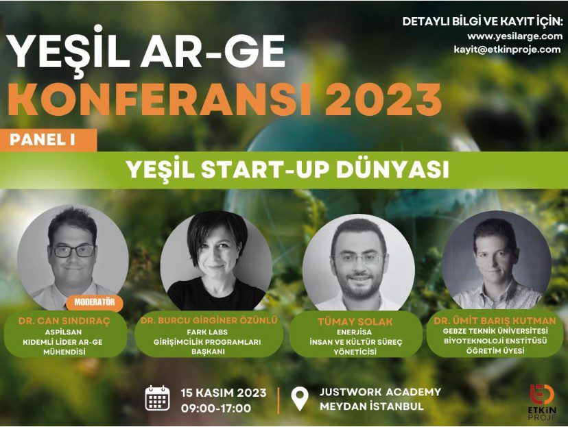 Our PI Ümit Barış Kutman joined a panel at the Green R&D Conference